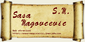 Saša Magovčević vizit kartica